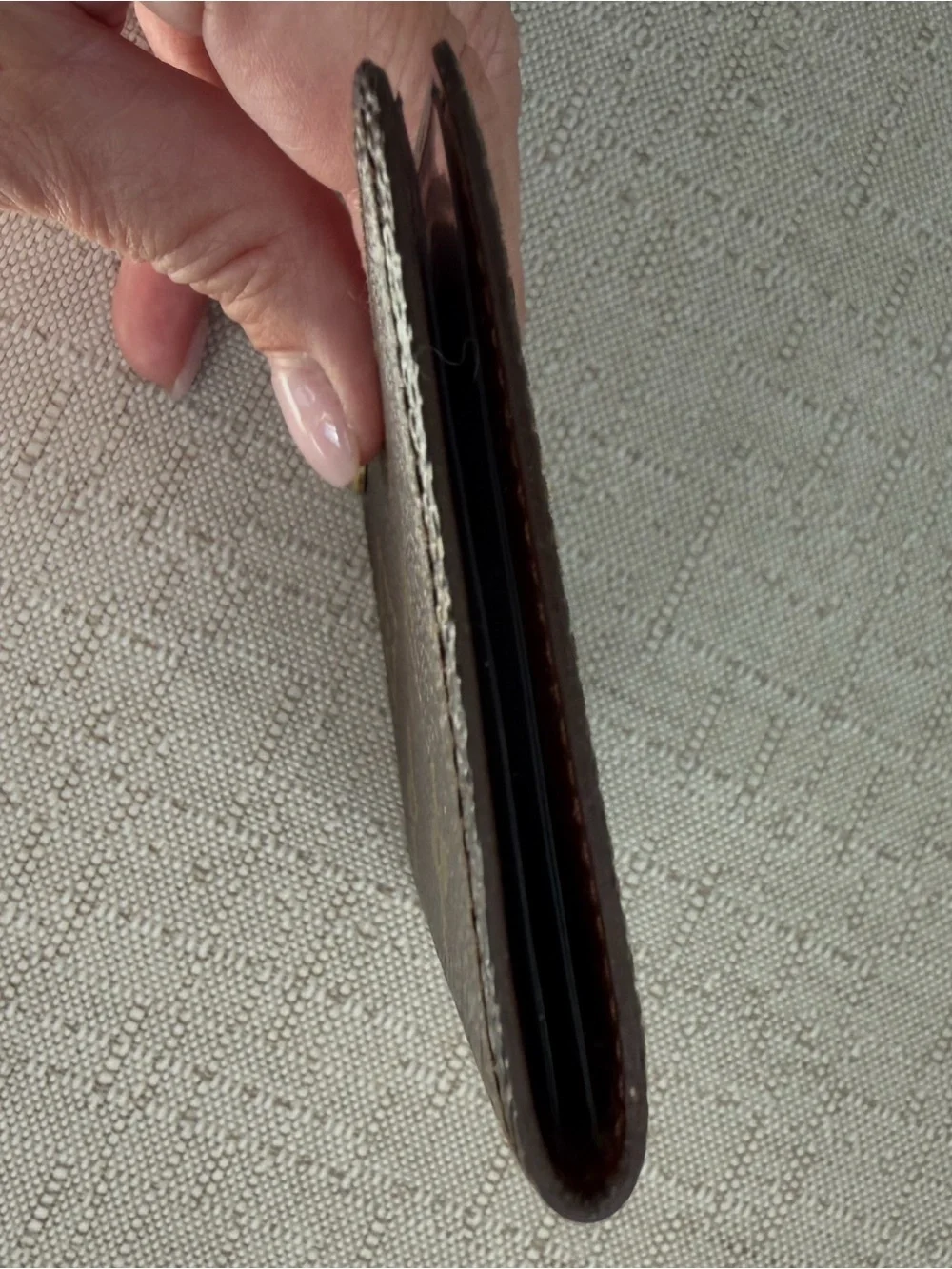 Vintage Louis Vuitton Monogram Porte Cartes Pression 1989